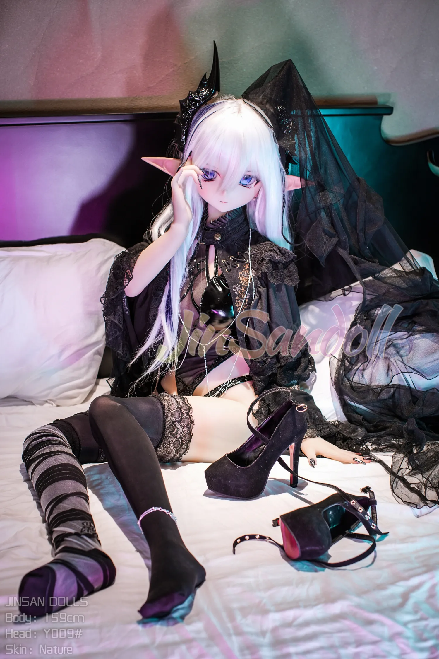 159cm (5ft3) H-Cup Anime réaliste PVC et S-TPE Poupée sexuelle Tête #Y009